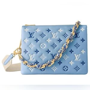 Louis Vuitton Limited Edition Tricolor Bleu Coussin PM Bag